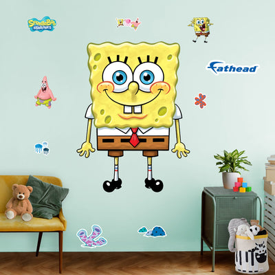 SpongeBob Squarepants - RealBig Collection - Official Nickelodeon - Reusable Vinyl Wall Decals