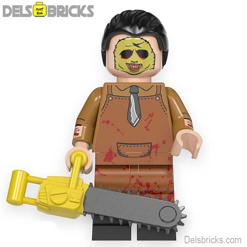 Leatherface (The Texas Chainsaw Massacre) - Custom Building Blocks Mini Figures Compatible with LEGO