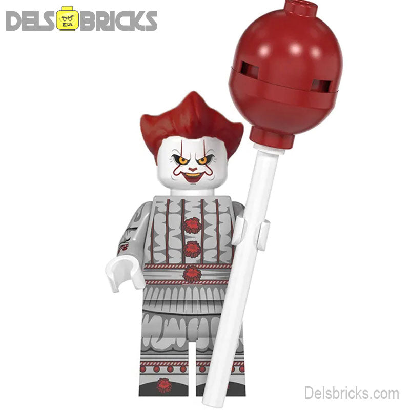 Pennywise 2017 (Stephen King's IT) - Custom Building Blocks Mini Figures Compatible with LEGO