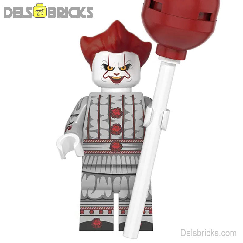 Pennywise 2017 (Stephen King's IT) - Custom Building Blocks Mini Figures Compatible with LEGO