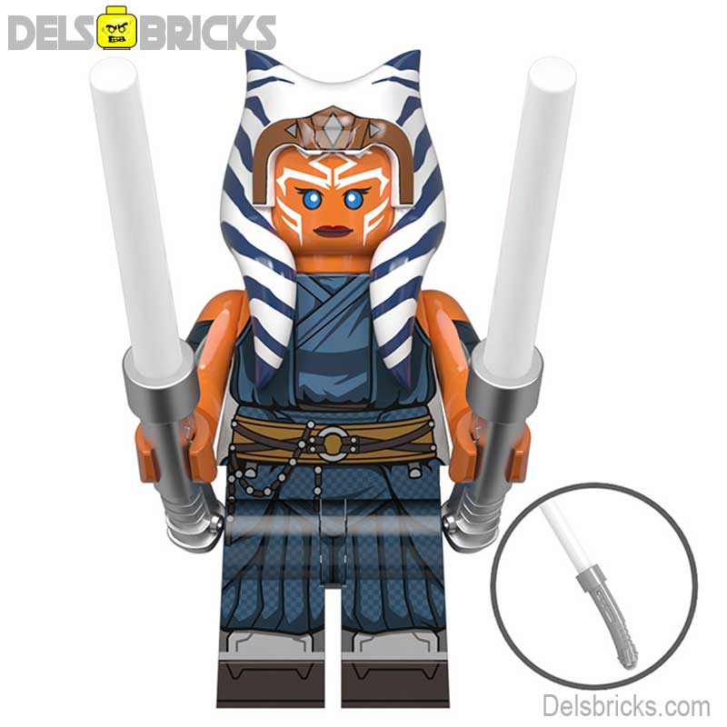 Ahsoka Tano from The Mandalorian (Star Wars) - Custom Building Blocks Mini Figures Compatible with LEGO