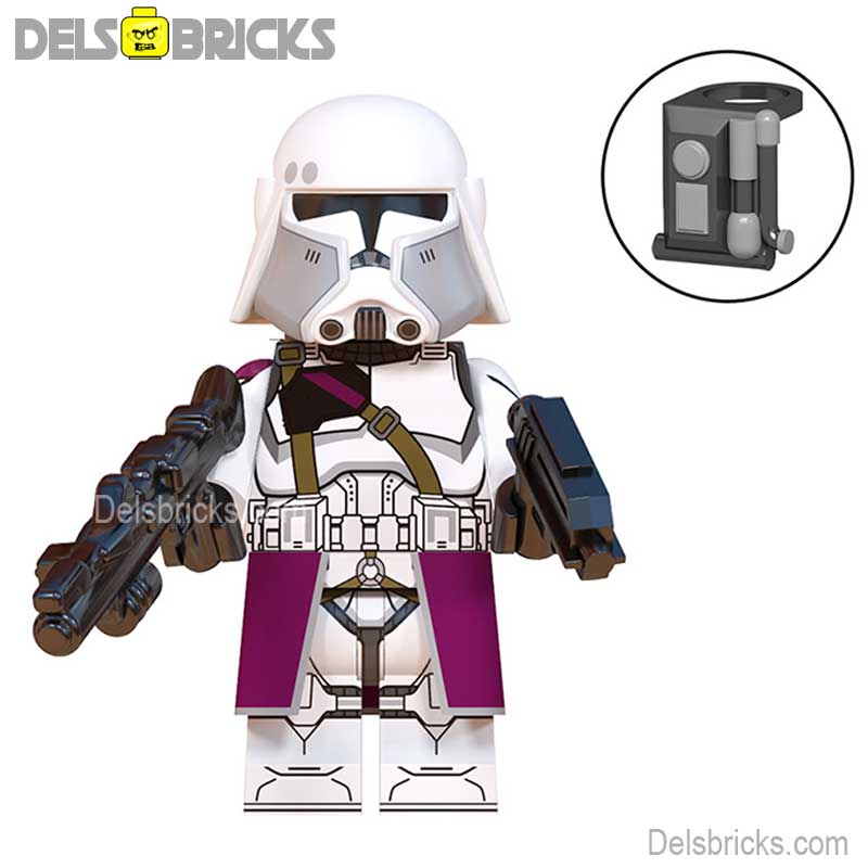 Commander Bacara (Star Wars) - Custom Building Blocks Mini Figures Compatible with LEGO