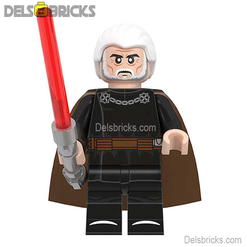 Count Dooku Film Version (Star Wars) - Custom Building Blocks Mini Figures Compatible with LEGO