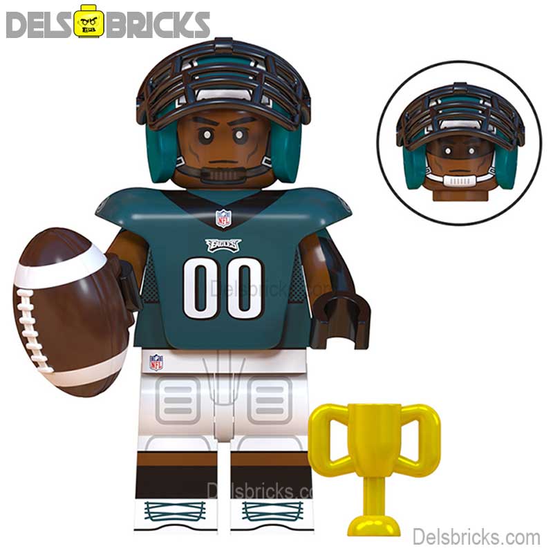 Philadelphia Eagles (NFL Football) - Custom Building Blocks Mini Figures Compatible with LEGO