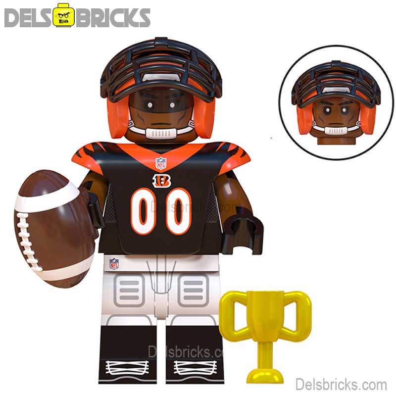 Cincinnati Bengals (NFL Football) - Custom Building Blocks Mini Figures Compatible with LEGO