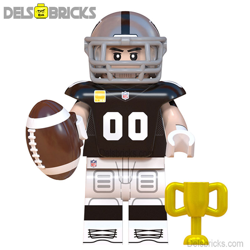 Las Vegas Raiders (NFL Football) - Custom Building Blocks Mini Figures Compatible with LEGO