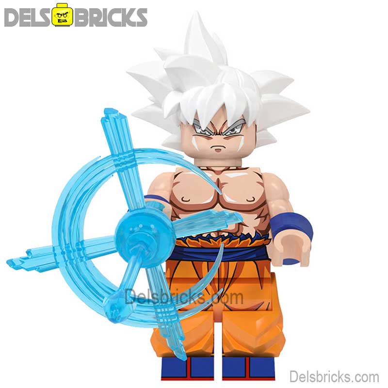 Goku White Hair (Dragon Ball Z) - Custom Building Blocks Mini Figures Compatible with LEGO