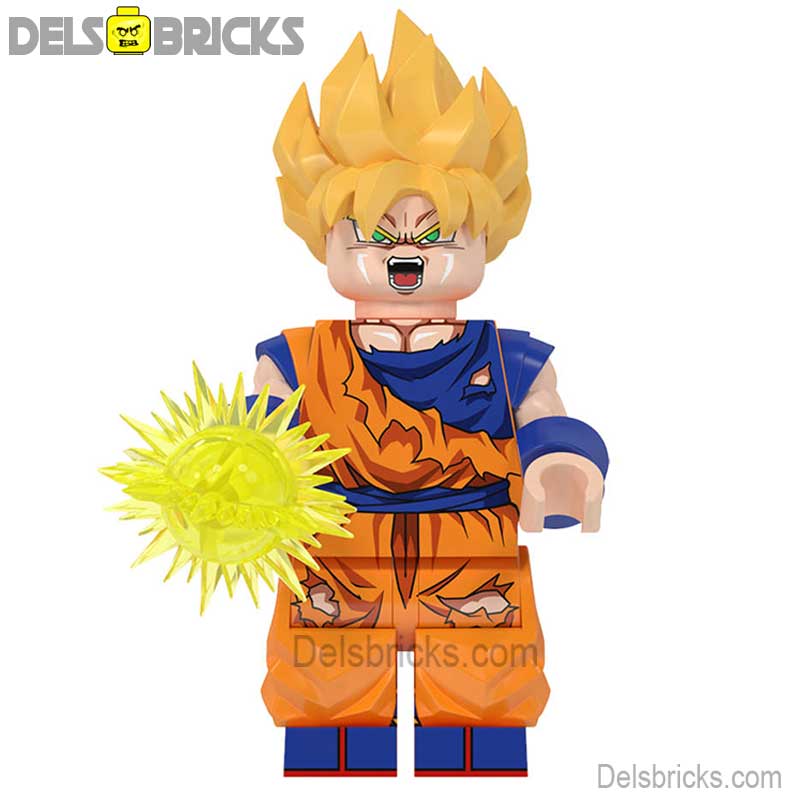 Goku (Dragon Ball Z) - Custom Building Blocks Mini Figures Compatible with LEGO