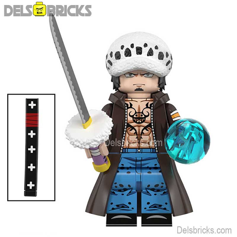 Talfagar Law (One Piece) - Custom Building Blocks Mini Figures Compatible with LEGO