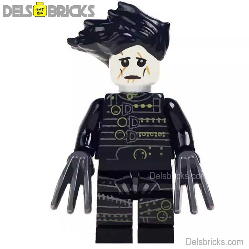 Edward (Edward Scissorhands) - Custom Building Blocks Mini Figures Compatible with LEGO