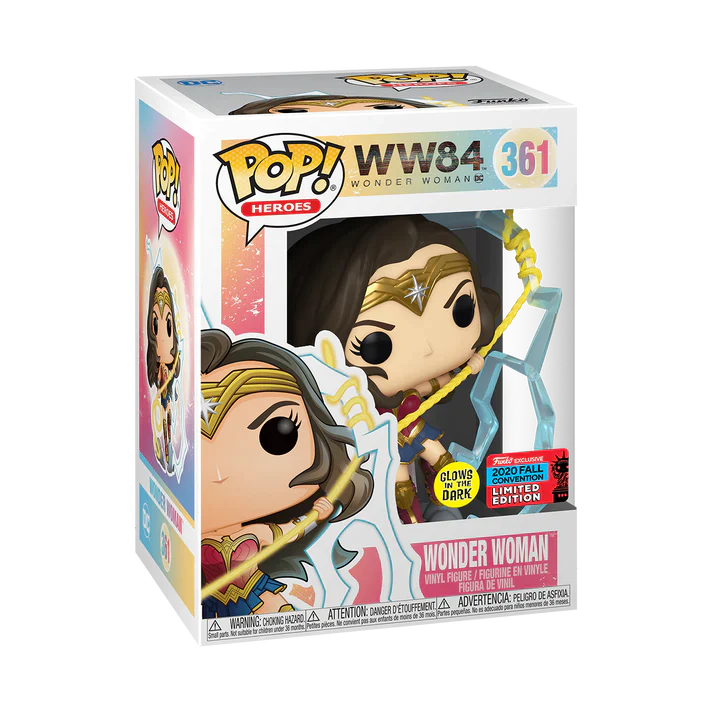 POP! Heroes: 361 WW84, Wonder Woman (GITD) Exclusive