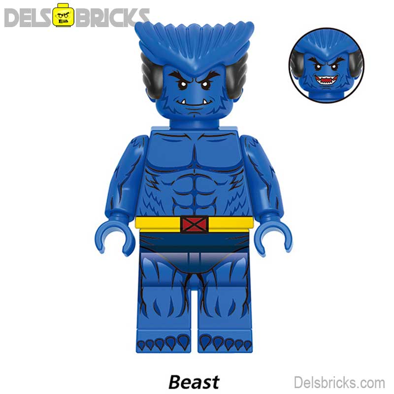 Beast (Marvel X-Men '97) - Custom Building Blocks Mini Figures Compatible with LEGO