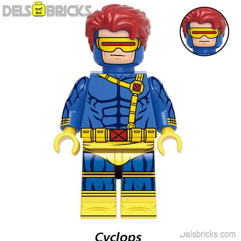 Cyclops (Marvel X-Men '97) - Custom Building Blocks Mini Figures Compatible with LEGO