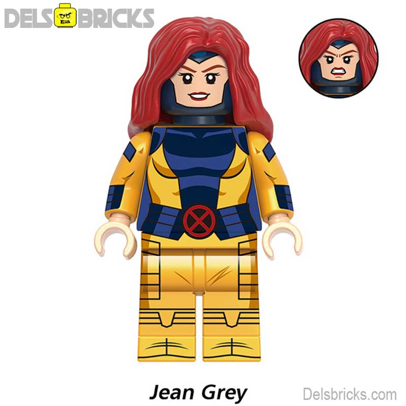 Jean Grey (Marvel X-Men '97) - Custom Building Blocks Mini Figures Compatible with LEGO