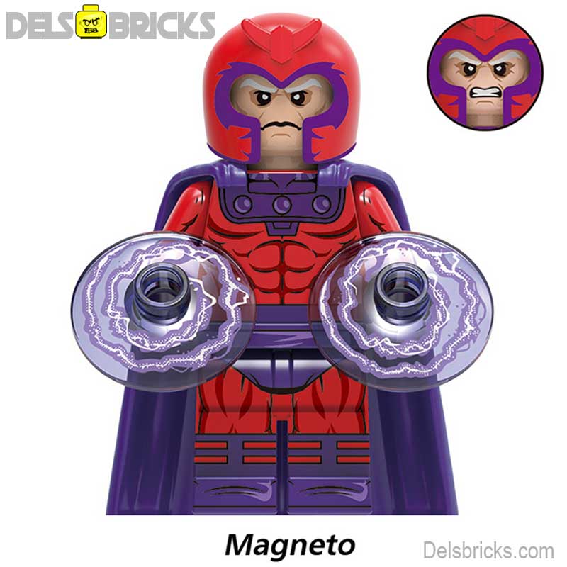 Magneto (Marvel X-Men '97) - Custom Building Blocks Mini Figures Compatible with LEGO