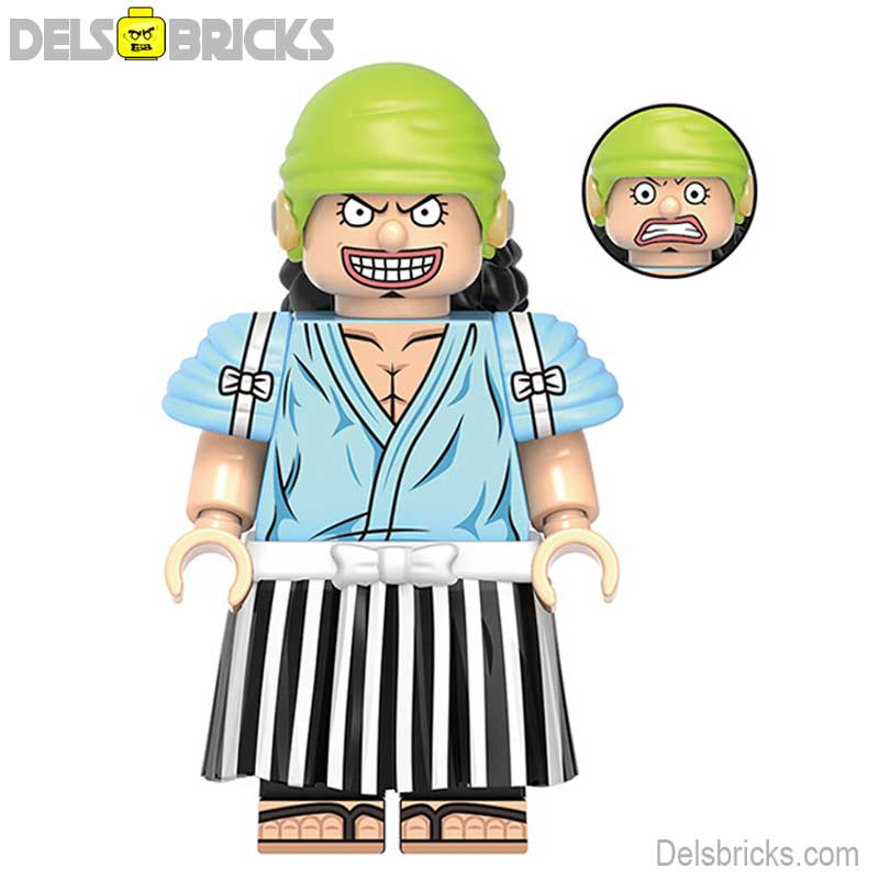 Usopp (One Piece) - Custom Building Blocks Mini Figures Compatible with LEGO