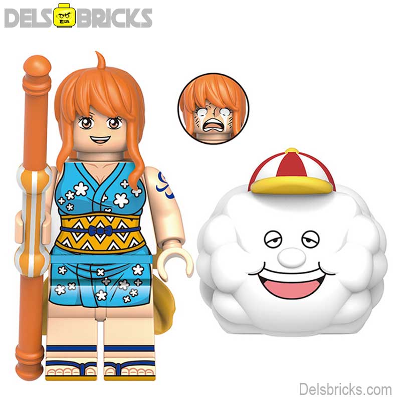 Nami (One Piece) - Custom Building Blocks Mini Figures Compatible with LEGO