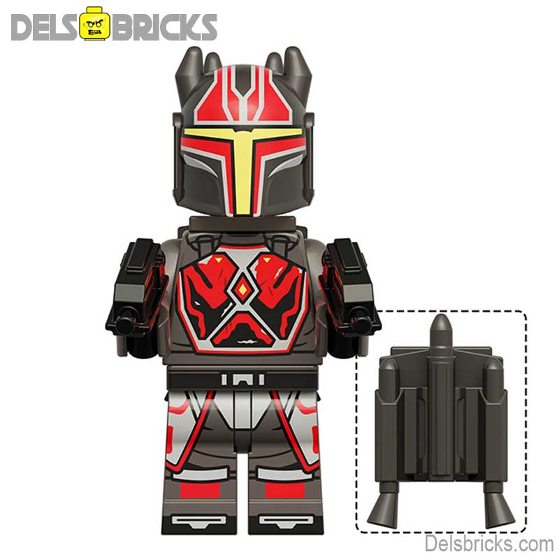 Mandalorian Super Commander Gar Saxon (Star Wars) - Custom Building Blocks Mini Figures Compatible with LEGO