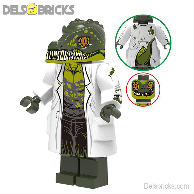 The Lizard (Marvel Spider-Man) - Custom Building Blocks Mini Figures Compatible with LEGO