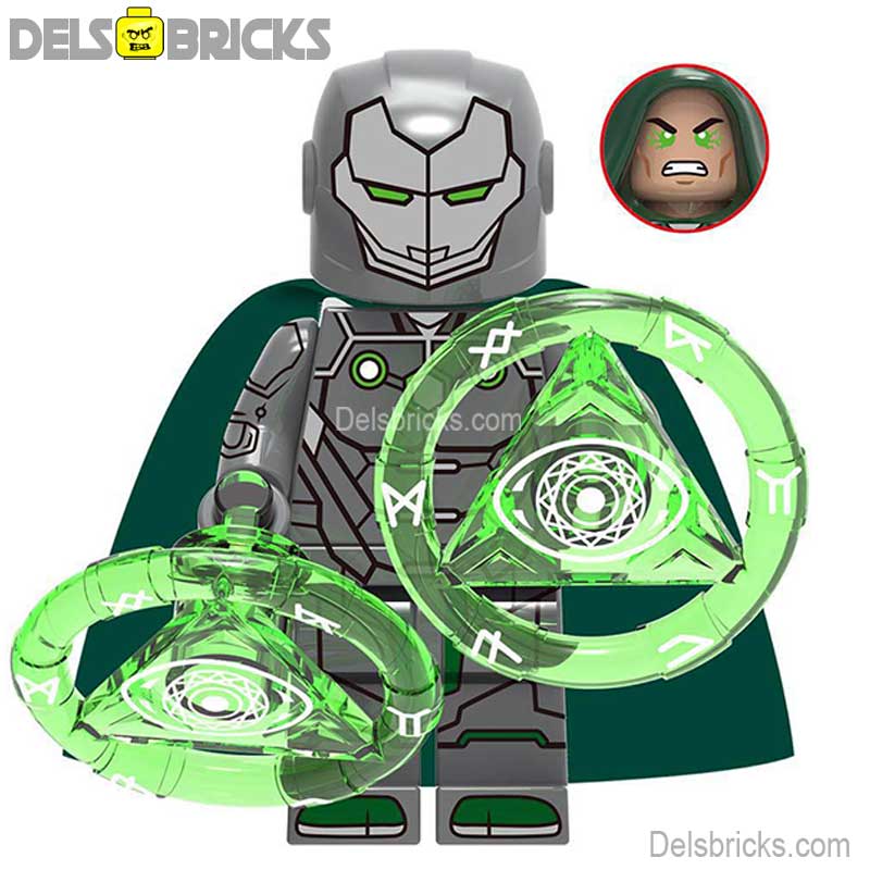 Dr Doom Infamous Iron Man Suit (Marvel Avengers) - Custom Building Blocks Mini Figures Compatible with LEGO