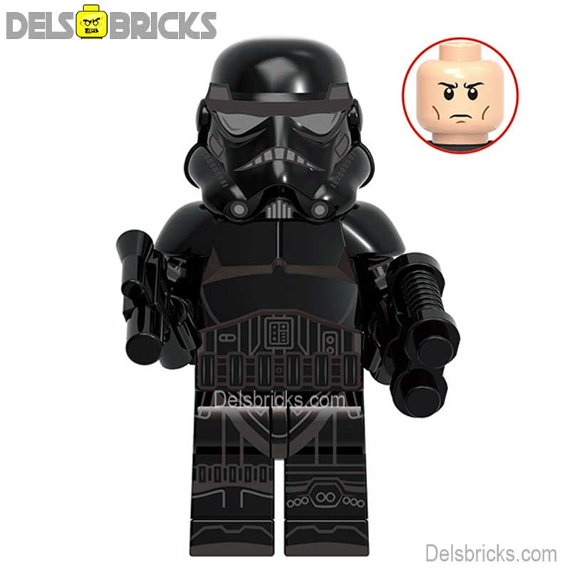 Shadow Stormtrooper (Star Wars) - Custom Building Blocks Mini Figures Compatible with LEGO