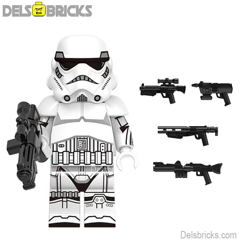 Imperial Stormtrooper & Blasters (Star Wars) - Custom Building Blocks Mini Figures Compatible with LEGO