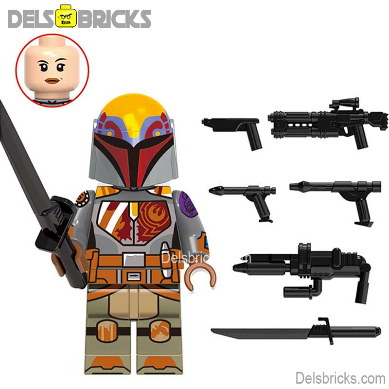 Sabine Wren Rebels & Ahsoka (Star Wars) - Custom Building Blocks Mini Figures Compatible with LEGO