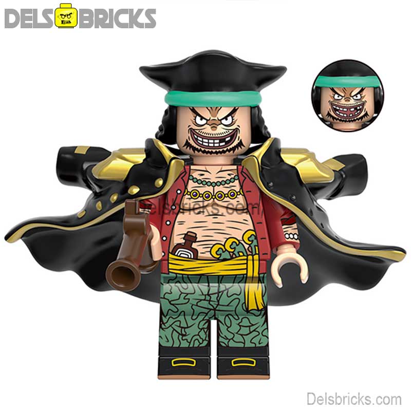 Marshall D Teach (One Piece) - Custom Building Blocks Mini Figures Compatible with LEGO