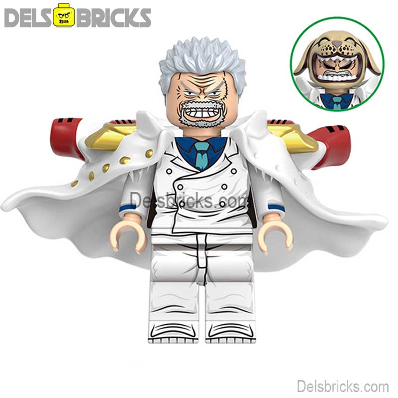 Monkey D Garp (One Piece) - Custom Building Blocks Mini Figures Compatible with LEGO