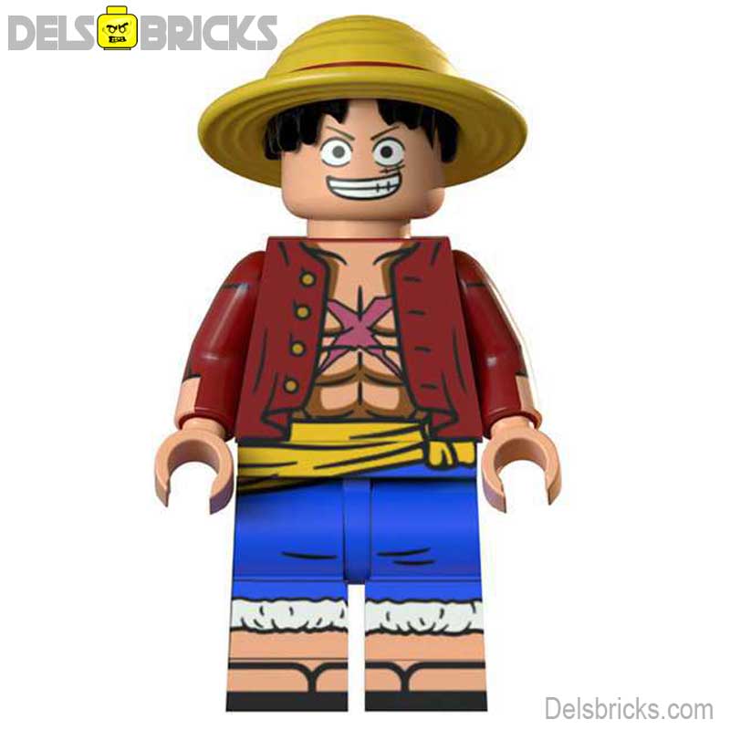 Monkey D Luffy Classic Version (One Piece) - Custom Building Blocks Mini Figures Compatible with LEGO