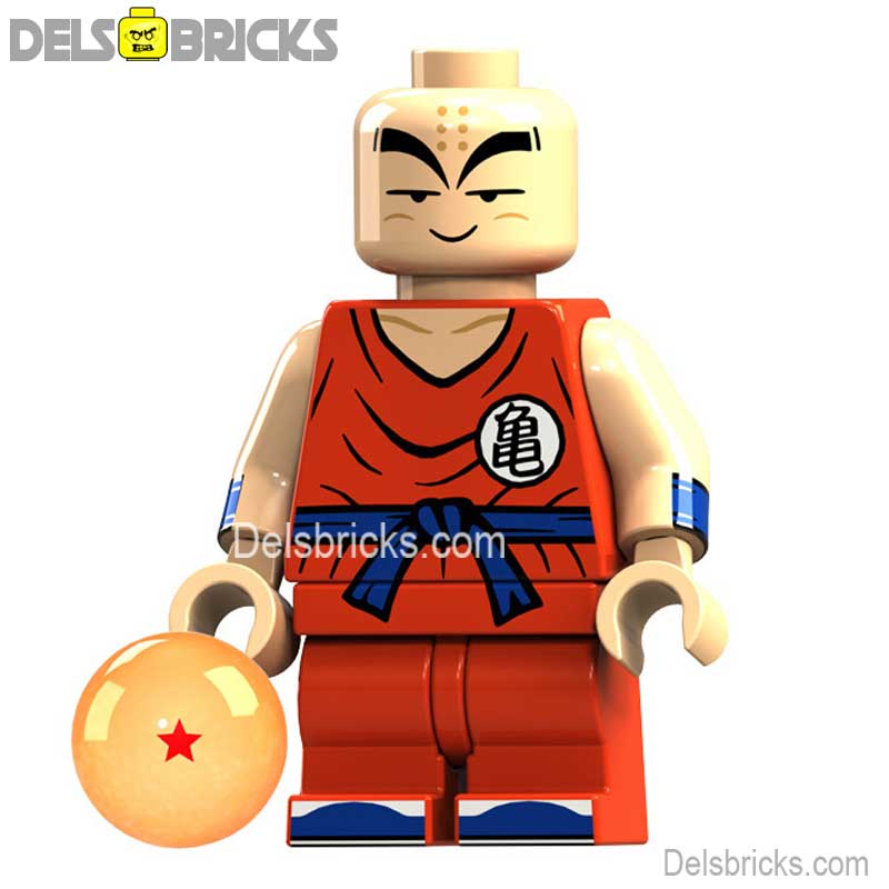 Krillin (Dragon Ball Z) - Custom Building Blocks Mini Figures Compatible with LEGO