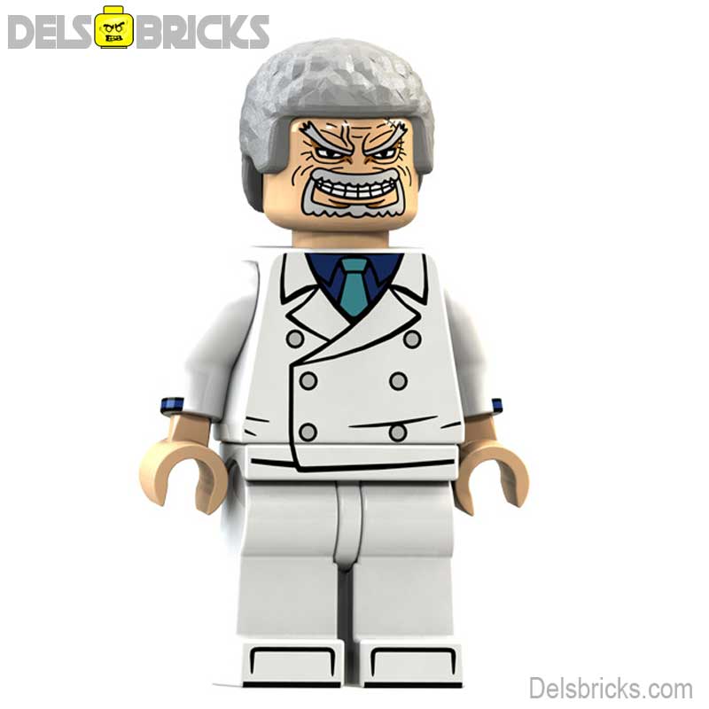 Monkey D Garp (One Piece) - Custom Building Blocks Mini Figures Compatible with LEGO