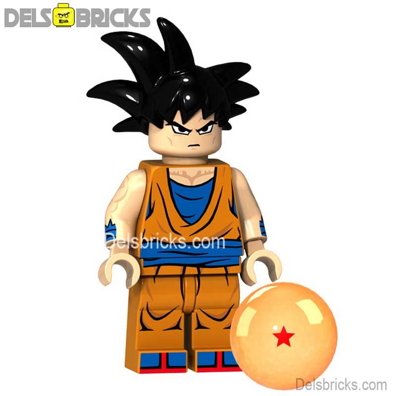 Goku (Dragon Ball Z Super) - Custom Building Blocks Mini Figures Compatible with LEGO