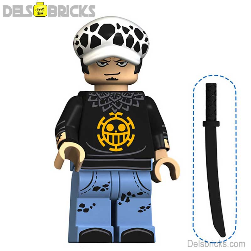 Trafalgar D. Water Law (One Piece) - Custom Building Blocks Mini Figures Compatible with LEGO