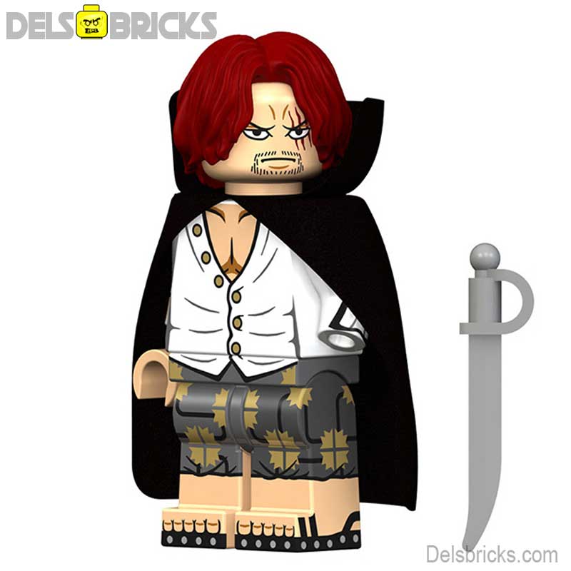 Shanks (One Piece) - Custom Building Blocks Mini Figures Compatible with LEGO