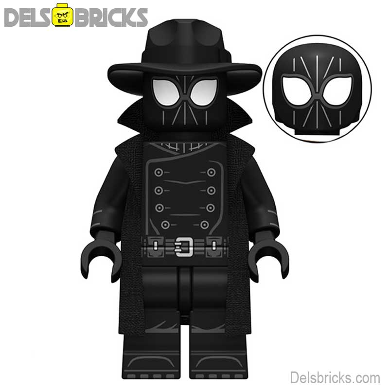 Shadow Spider-Man Black Noir Suit (Marvel Spider-Man) - Custom Building Blocks Mini Figures Compatible with LEGO