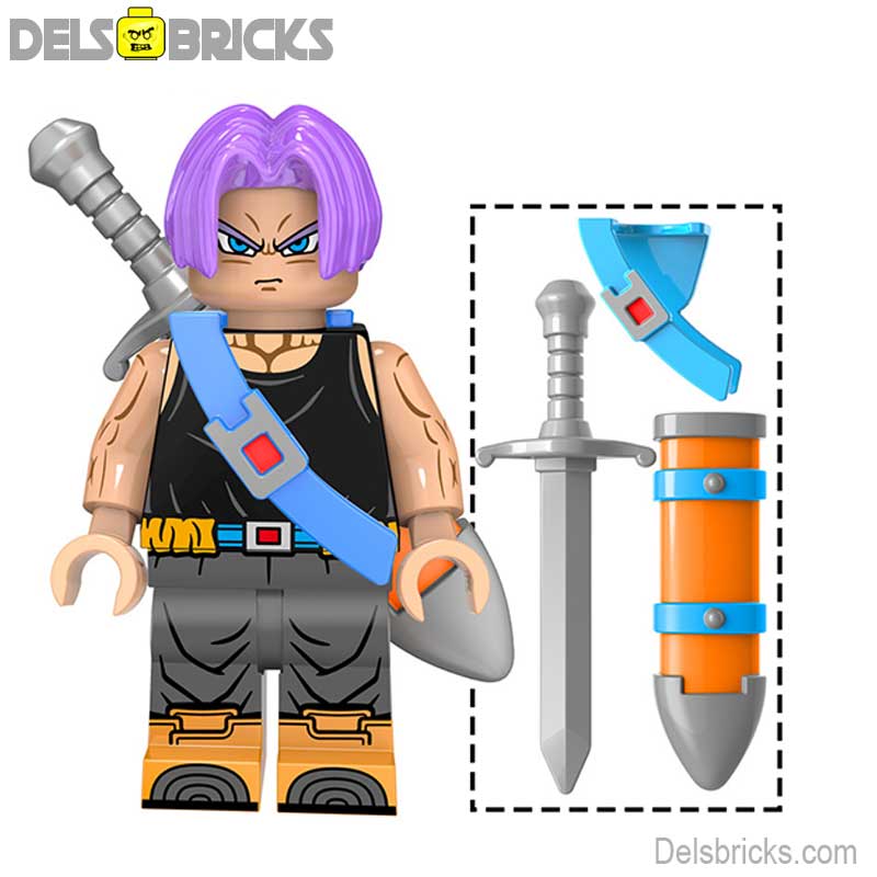 Trunks (Dragon Ball Z) - Custom Building Blocks Mini Figures Compatible with LEGO