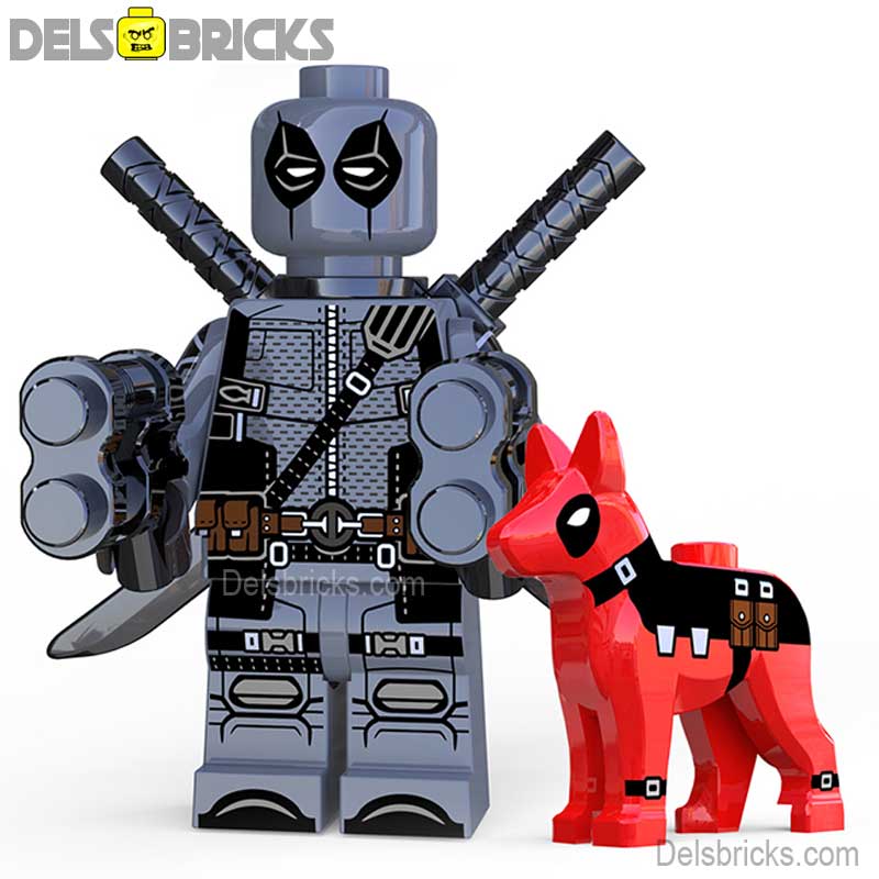 Deadpool & Dog (Marvel Deadpool) - Custom Building Blocks Mini Figures Compatible with LEGO