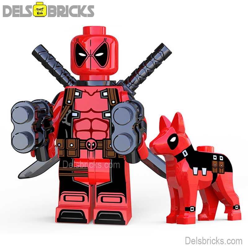 Deadpool & Dog (Marvel Deadpool) - Custom Building Blocks Mini Figures Compatible with LEGO