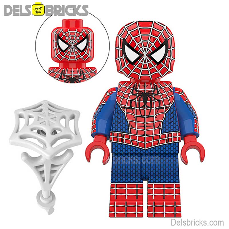 Spider-Man Tobey Maguire (Marvel Spider-Man) - Custom Building Blocks Mini Figures Compatible with LEGO