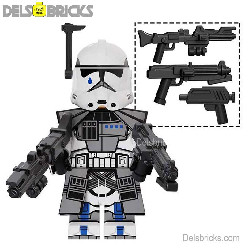 Tup 501st Legion Clone Trooper Phase 2 (Star Wars) - Custom Building Blocks Mini Figures Compatible with LEGO