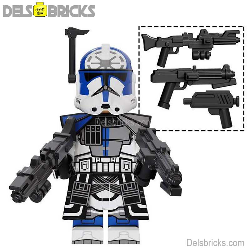 Jesse 501st Legion Clone Trooper Phase 2 (Star Wars) - Custom Building Blocks Mini Figures Compatible with LEGO