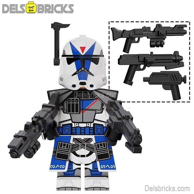 Dogma 501st Legion Clone Trooper Phase 2 (Star Wars) - Custom Building Blocks Mini Figures Compatible with LEGO