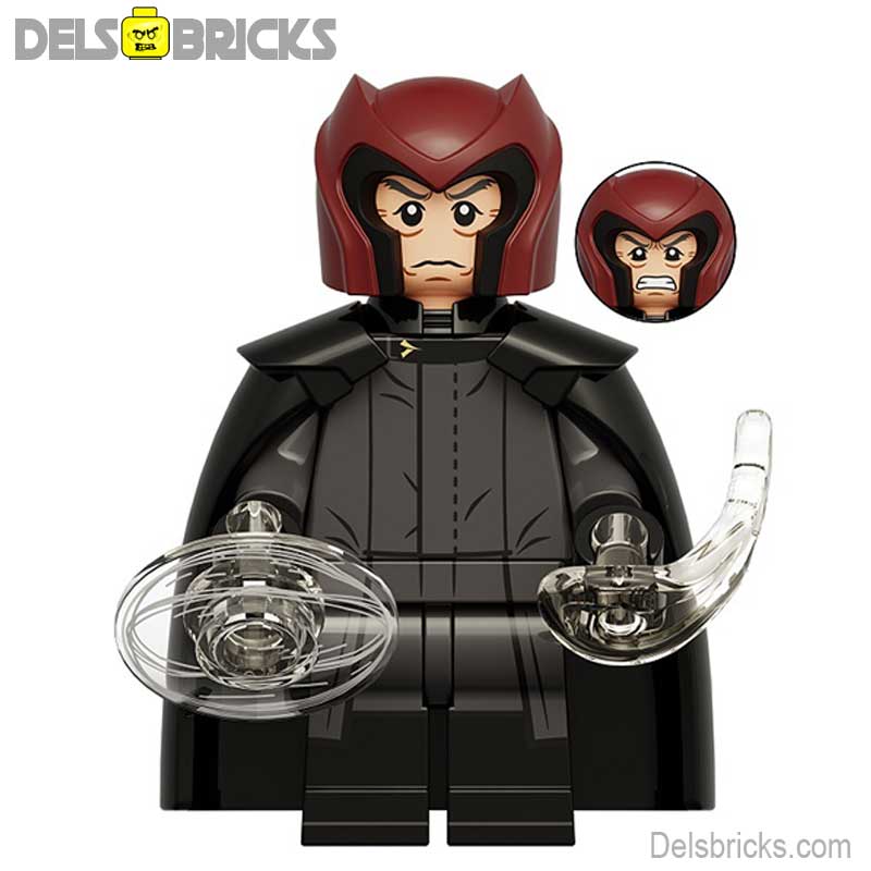 Magneto (Marvel X-Men) - Custom Building Blocks Mini Figures Compatible with LEGO