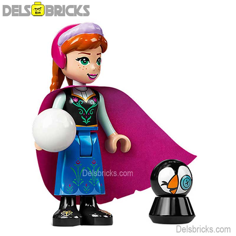 Anna (Frozen) - Custom Building Blocks Mini Figures Compatible with LEGO