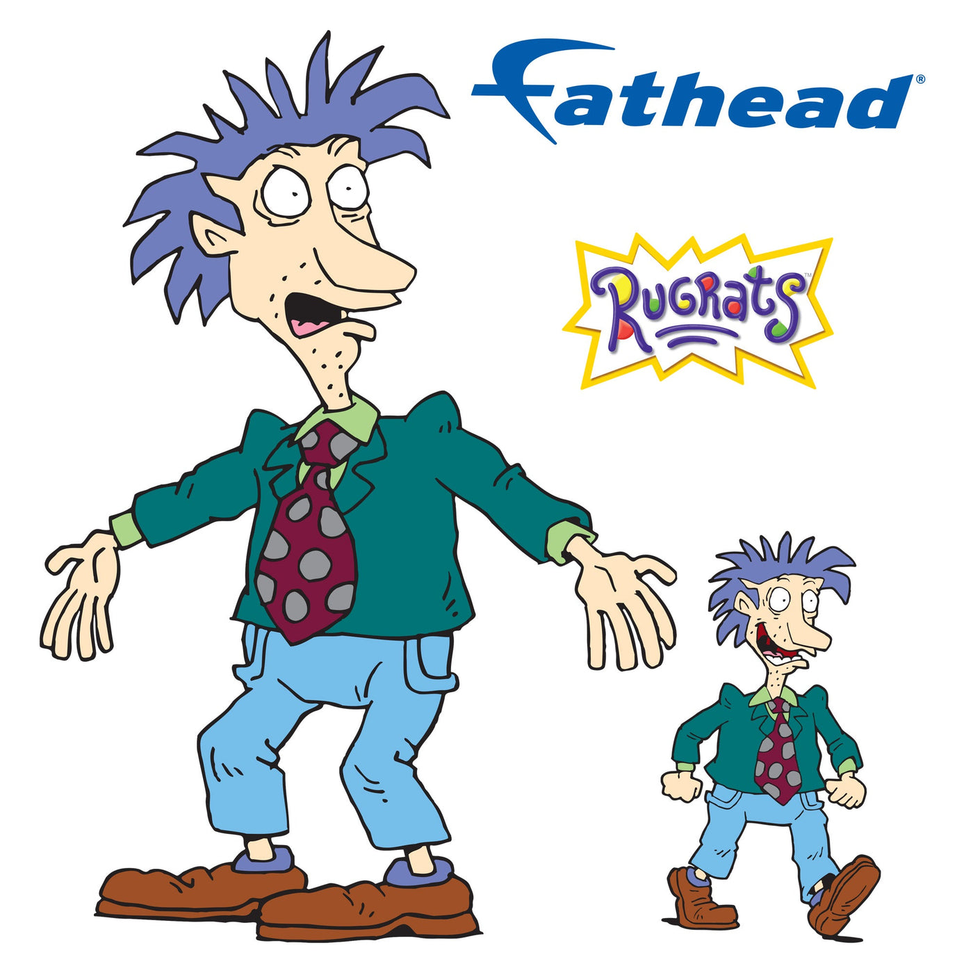 Stu Pickles - Rugrats - RealBig Collection - Official Nickelodeon - Reusable Vinyl Wall Decals