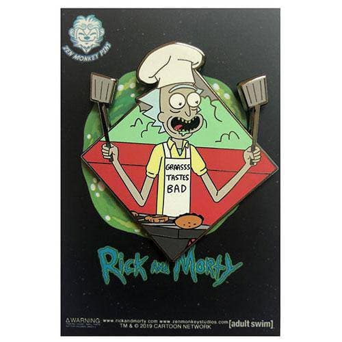 Zen Monkey: The BBQ (Famous Moments) - Rick and Morty Enamel Pin ...