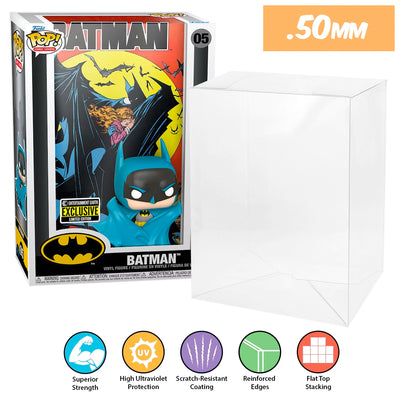dc batman entertainment earth pop comic covers best funko pop protectors thick strong uv scratch flat top stack vinyl display geek plastic shield vaulted eco armor fits collect protect display case kollector protector