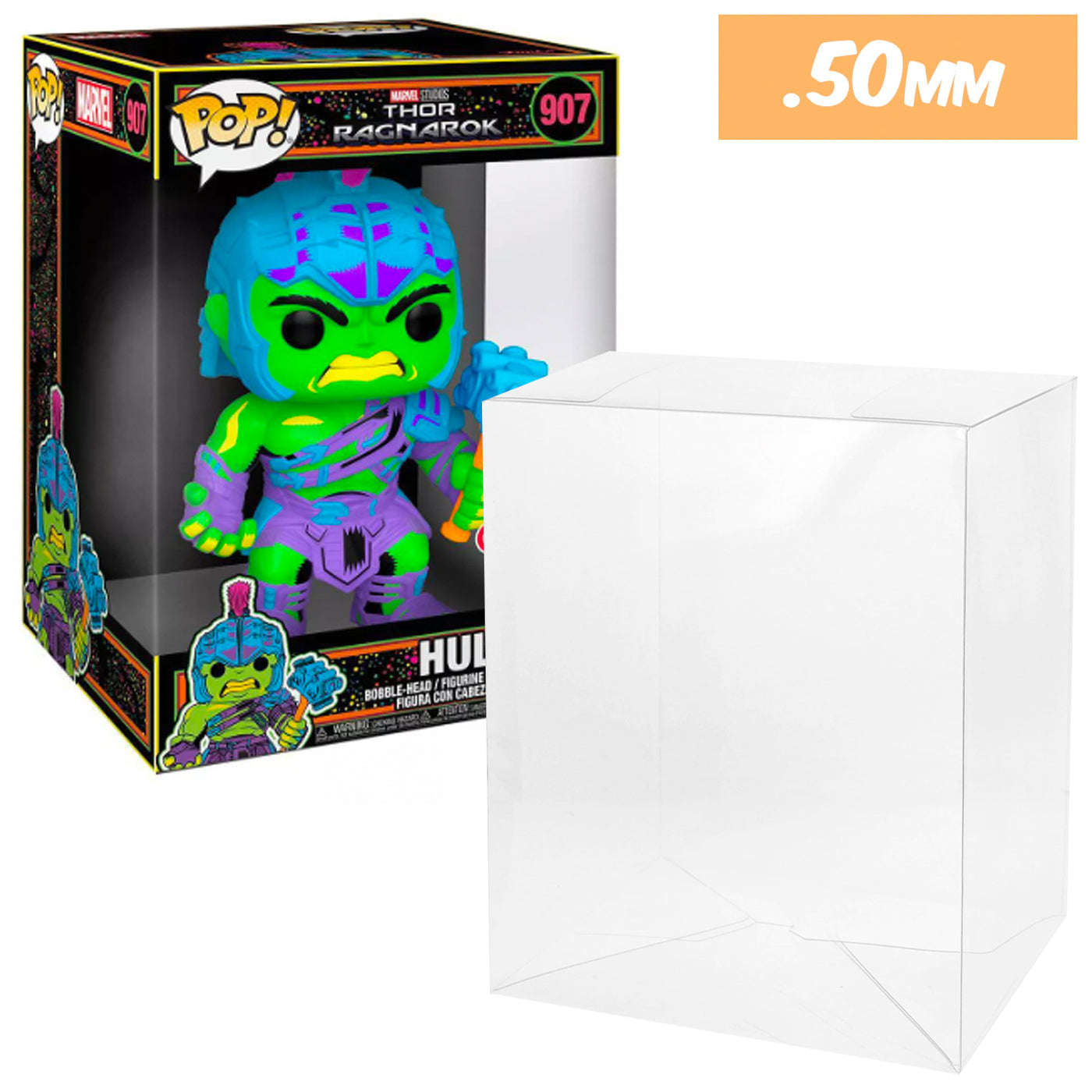 blacklight hulk 10 inch best funko pop protectors thick strong uv scratch flat top stack vinyl display geek plastic shield vaulted eco armor fits collect protect display case kollector protector