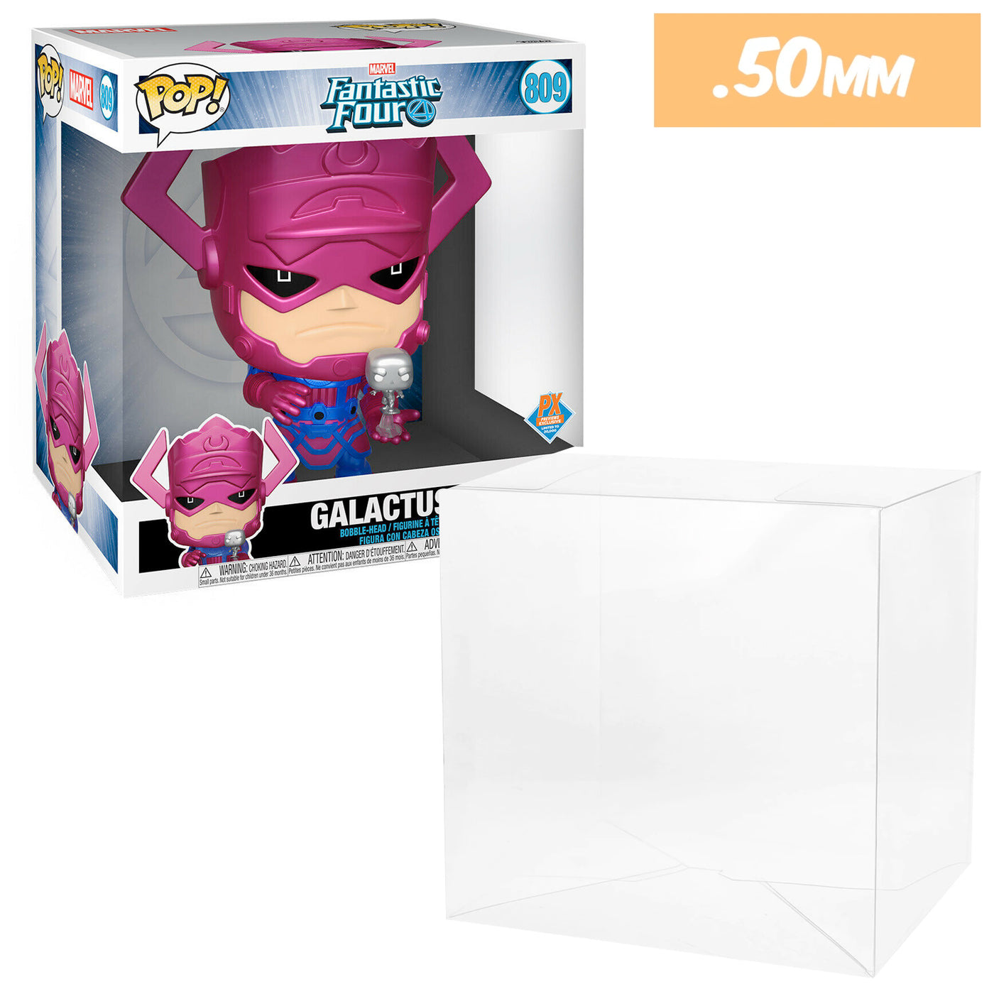 px previews galactus wide 10 inch best funko pop protectors thick strong uv scratch flat top stack vinyl display geek plastic shield vaulted eco armor fits collect protect display case kollector protector